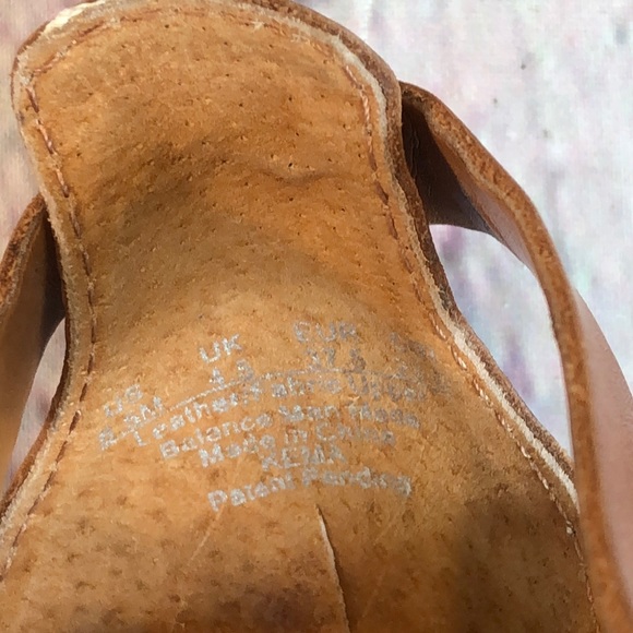 Franco Sarto leather/canvas strap wedge sandal - Picture 6 of 6